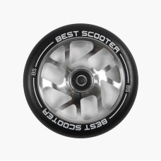 Колесо для трюкового самоката SKL-3963/120 (120) “Best Scooter“, колір СРІБЛО, 120 мм PU, підшипник ABEC-9
