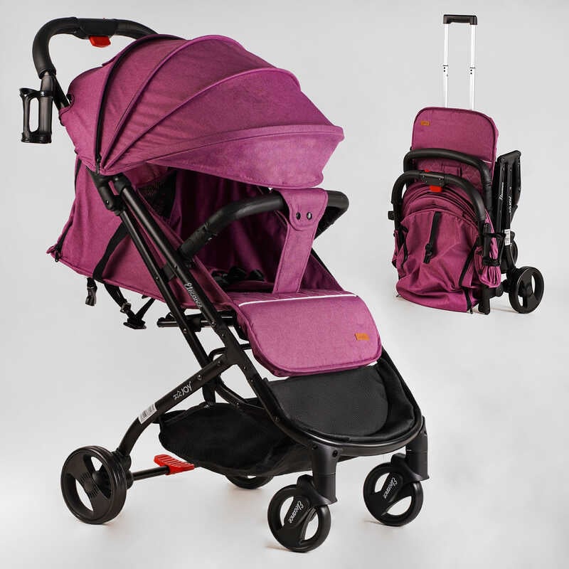 Візок прогулянковий дитячий “JOY“ Elegans A-16207 (1) рама алюмінієва, футкавер, підсклянник, телескопічна ручка