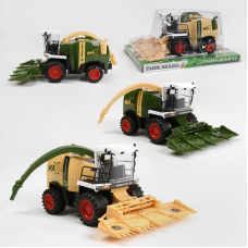 Комбайн 0488-253 (48/2) “Сільськогосподарська техніка“, 2 кольори, інерція, знімне навісне обладнання, рухомі деталі, в слюді