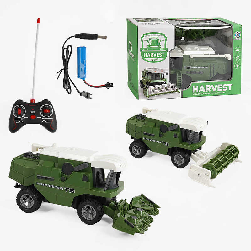 Комбайн на радіокеруванні CR 1925 (24/2) 2 види, підсвічування, акум. 3.7V, USB-кабель, в коробці