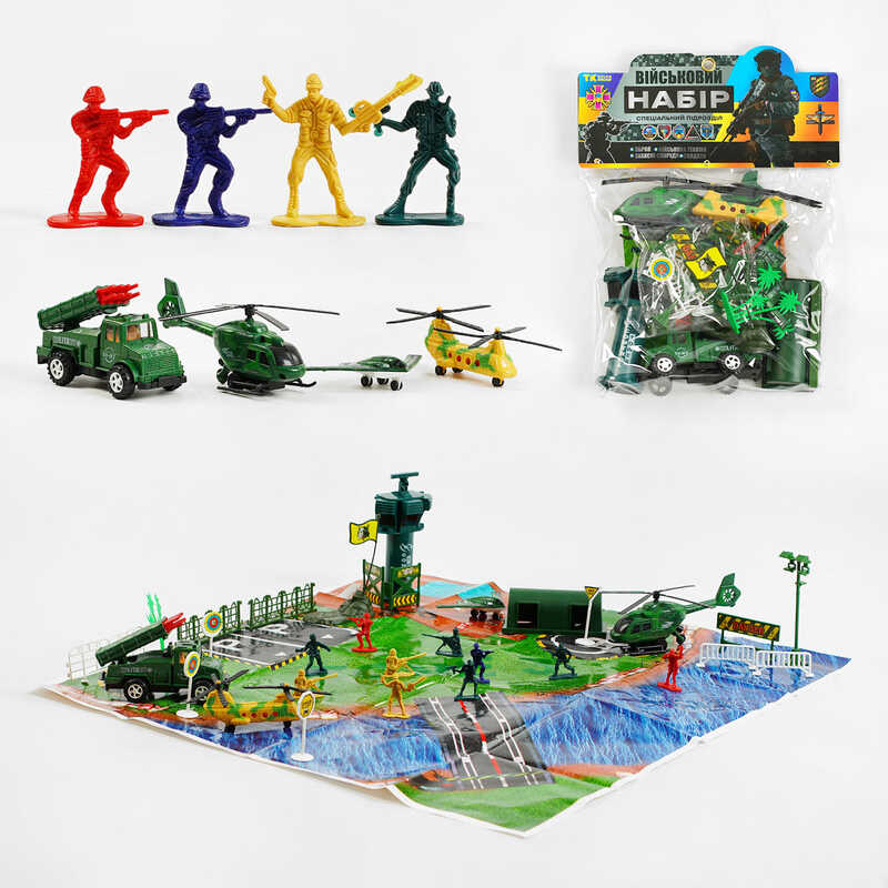 Комбат TK - 49050 (60/2) “TK Group”, “Спеціальний підрозділ”, зброя, солдати, техніка, декорації, в пакеті