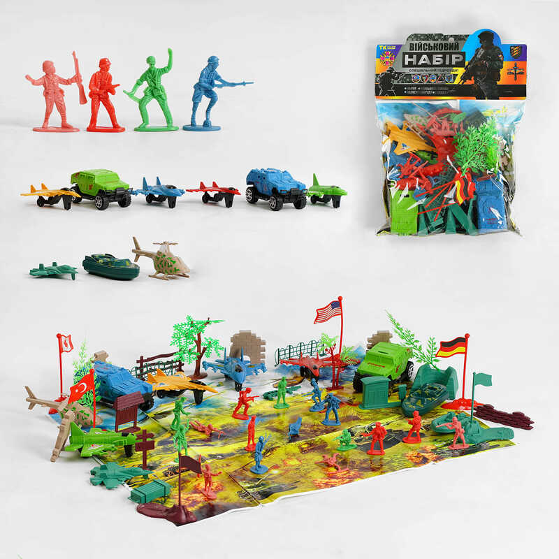 Комбат TK 52911 (72/2) “TK Group“, зброя, солдати, техніка, декорації, в пакеті