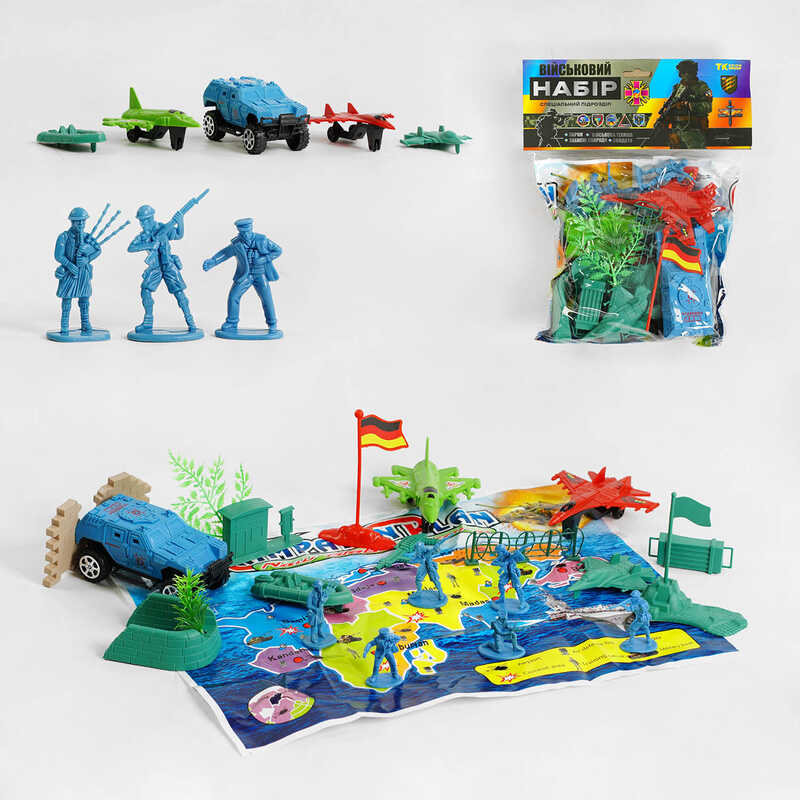 Комбат TK 53455 (144/2)  “TK Group“, зброя, солдати, техніка, декорації, карта, в пакеті