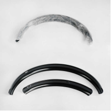 Комплект крил (переднє/заднє) без кріплення PLS-7098/20 (1) КОЛІР ЧОРНИЙ, для велосипеда 20``