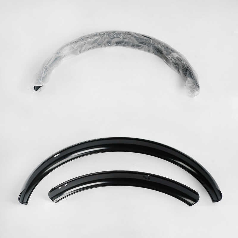 Комплект крил (переднє/заднє) без кріплення PLS-7098/20 (1) КОЛІР ЧОРНИЙ, для велосипеда 20``