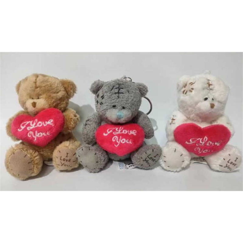 Брелок M 17960 (1080) ЦІНА ЗА 1 ШТУКУ, “Ведмідь”, висота - 9 см, металева фурнітура, ВИДАЄТЬСЯ МІКС ВИДІВ