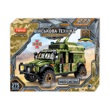 Конструктор “Військова техніка“ 16529 (24) “Teko“, 275 деталей, бронеавтомобіль “IVECO LMV M65”, в коробці
