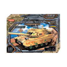 Конструктор “Військова техніка“ 40480 (24) “Teko“, 344 деталі, танк “Griffin“, в коробці