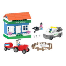 Конструктор 03-615 Pilsan (6) “Ферма“, транспорт, фігурки тварин та людей, рухомі деталі, інструкція, в коробці