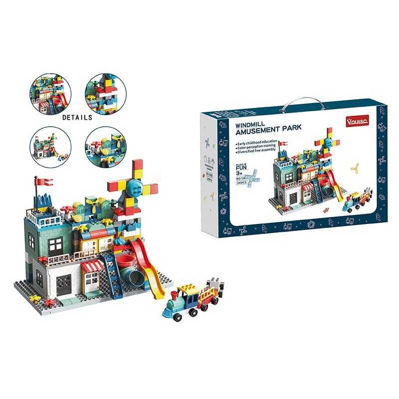 Конструктор 10030 (8/2) “Парк розваг“, 245 елементів, у коробці