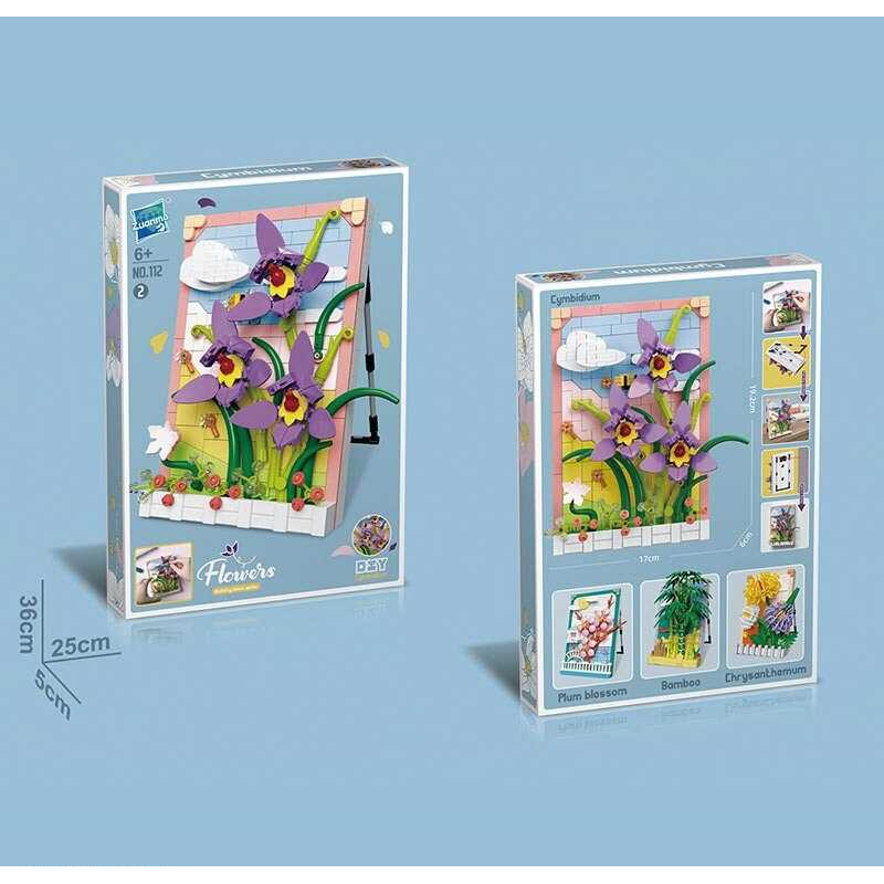Конструктор 112-2 (56/2) “Картина з квітами”, в коробці