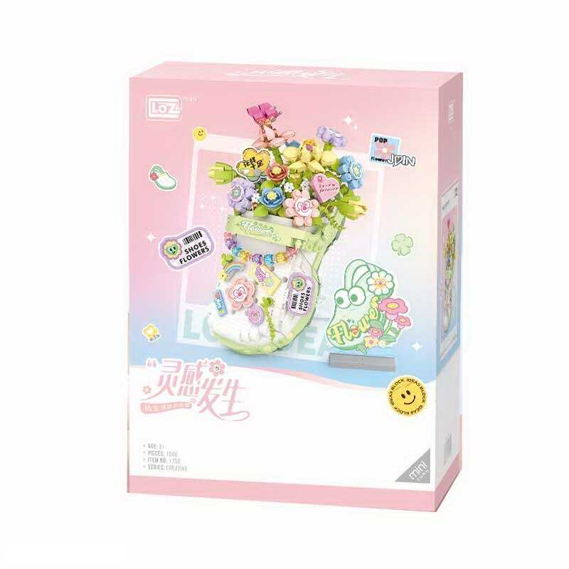 Конструктор 1350 (24) “Квіткове взуття“, 1040 деталей, в коробці