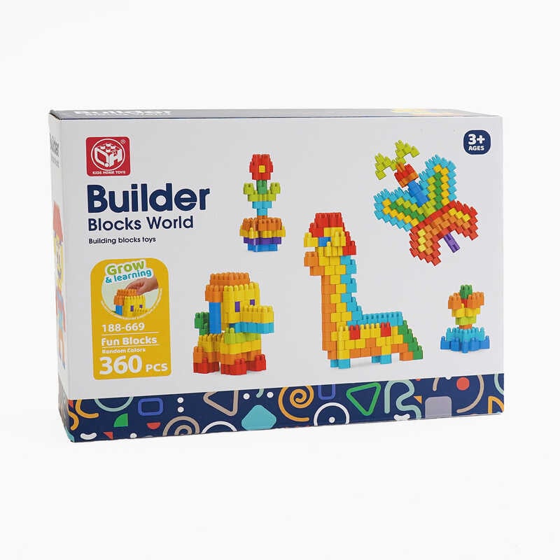 Конструктор 188-669 (36) 360 деталей, в коробці