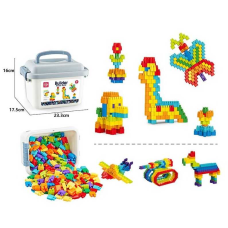 Конструктор 188-669 A (36/2) 360 деталей, приклади фігур, блоки, у валізі