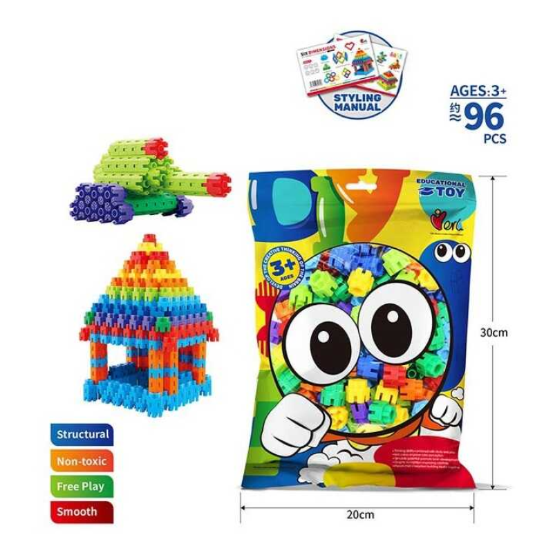 Конструктор 304 Y-2 (96/2) 96 деталей, в пакеті