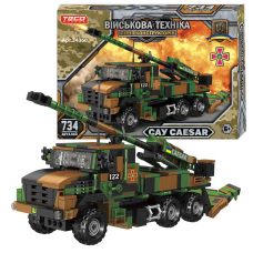 Конструктор 34360 (18) “Teko“, 734 деталі, САУ “CAESAR”, в коробці