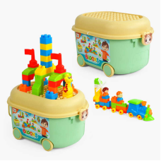 Конструктор 3832 (12/2) 126 деталей, наліпки, у валізі