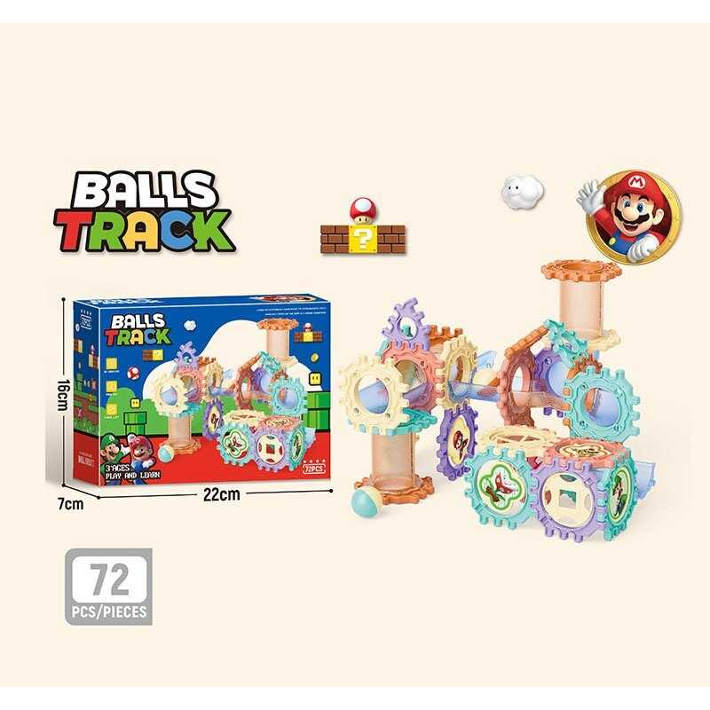 Конструктор 555-65 (96) 72 деталі, наліпки, інструкція, в коробці