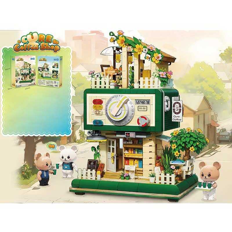 Конструктор 613018 (18) “Кав’ярня”, 1057 елементів, фігурки героїв, рухливі елементи, в коробці