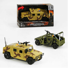 Бронеавтомобіль 36991 (24) “TK Group“, 2 види, “HMMWV M1114”, масштаб 1:16, звук, підсвічування, інерція, відкриваються двері та багажник, в коробці