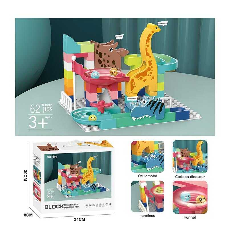 Конструктор 8001 (24/2) 62 деталі, Дино-парк“, в коробці