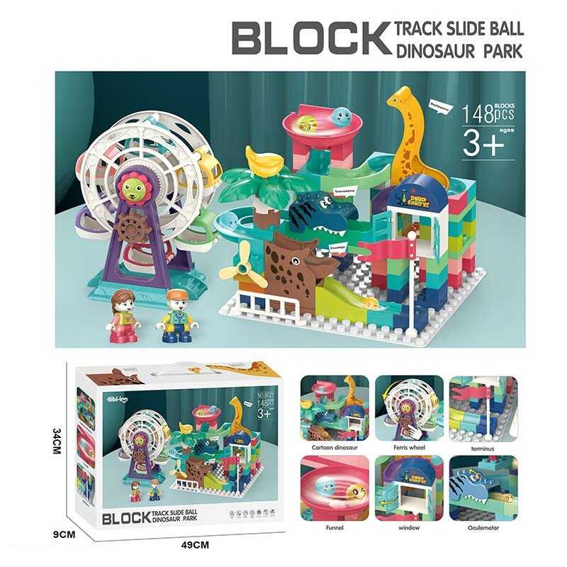 Конструктор 8021 (12) 146 деталей, “Дино-парк“, в коробці