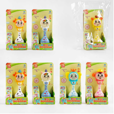 Брязкальце “Музичні веселощі“ TK - 29085 (180) “TK Group“, 6 видів, ОЗВУЧУВАННЯ УКРАЇНСЬКОЮ МОВОЮ, тріскачка, в коробці, ВИДАЄТЬСЯ ТІЛЬКИ МІКС ВИДІВ