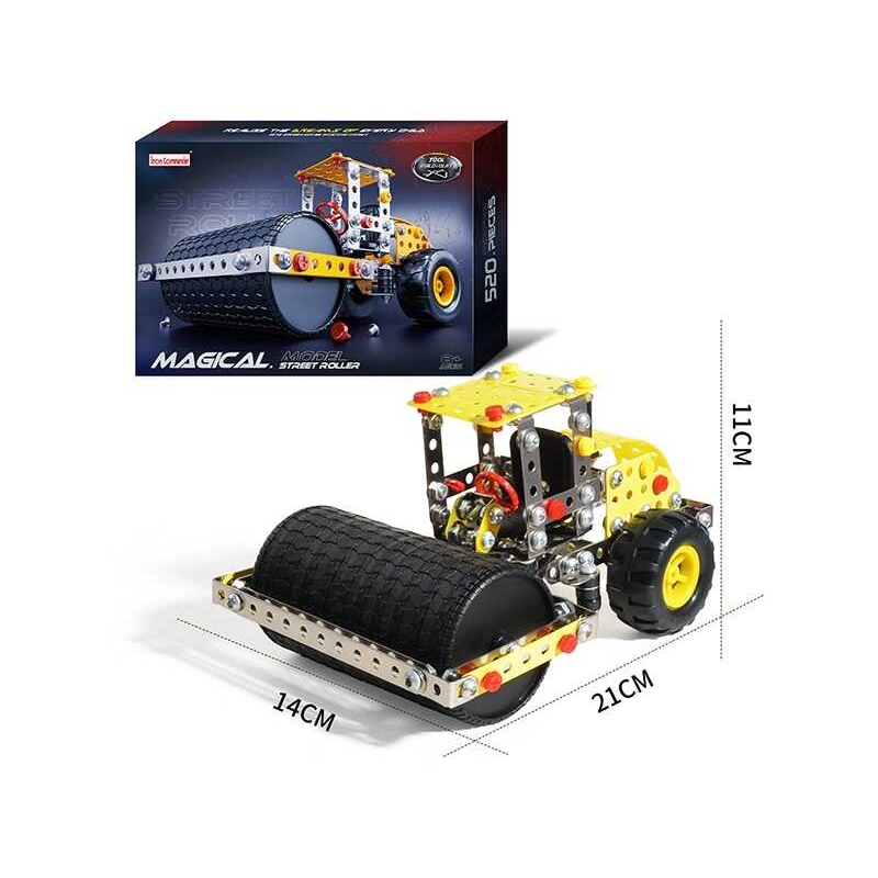 Конструктор 816 B-439 (24) “Асфальтоукладальник”, 520 деталей, металевий, в коробці Конструктор 816 B-439 (24) “Асфальтоукладальник”, 520 деталей, металевий, в коробці