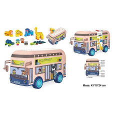 Конструктор 88007 (8) 136 елементів, пісеньки, репліки, казка, англ мова, підсвічування, наліпки, інструкція, бокс