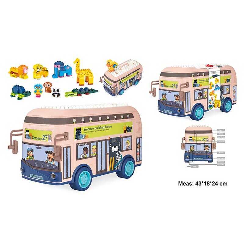 Конструктор 88007 (8) 136 елементів, пісеньки, репліки, казка, англ мова, підсвічування, наліпки, інструкція, бокс