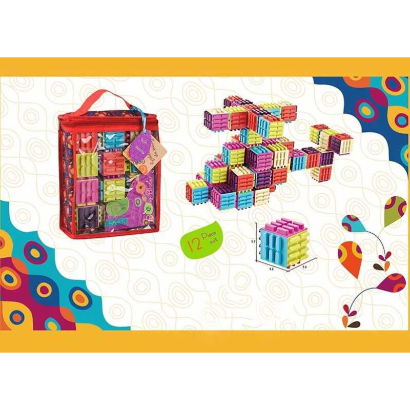 Конструктор 9929 Е (72) 12 елементів, в сумці