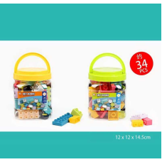 Конструктор HC 039-04 B (72/2) 2 види, 34 деталі, у відрі