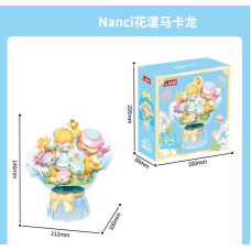 Конструктор HK 122 (36) “Цукровий букет”, фігурка дівчинки, в коробці