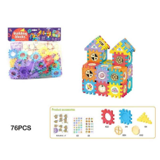 Конструктор HL 11 (144/2) 76 деталей, наліпки, в пакеті