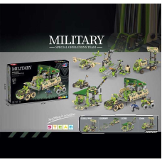 Конструктор J 6611 (12) 358 деталей, гумові шини, в коробці