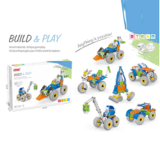 Конструктор J 7719 (18/2) 209 елементів, інструменти, пластикові та гумові деталі, в коробці