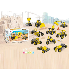 Конструктор J 7720 (24) 112 елементів, інструменти, на батарейках, пластикові та гумові деталі, в коробці