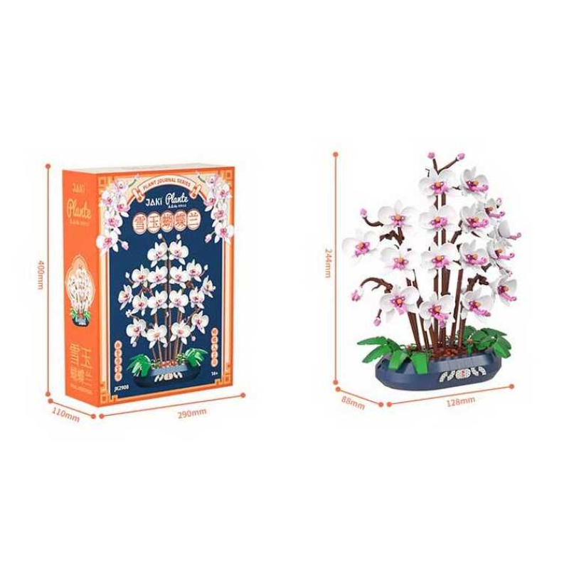 Конструктор JK 2908 (12) “Орхідеї”, в коробці